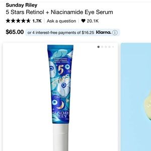 New in package Sunday Riley 5 Stars